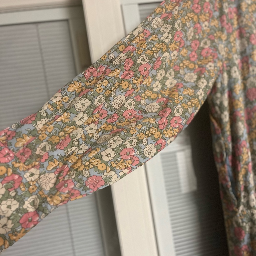 En Saison Multicolor Floral Long Sleeve Dress - Picture 4 of 4